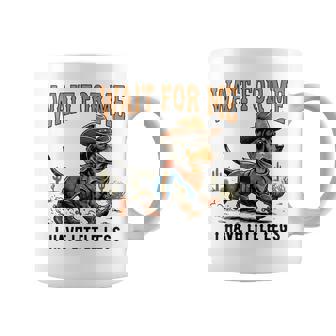 Wait For Me I Have Little Legs Cowboy Dachshund Coffee Mug - Monsterry