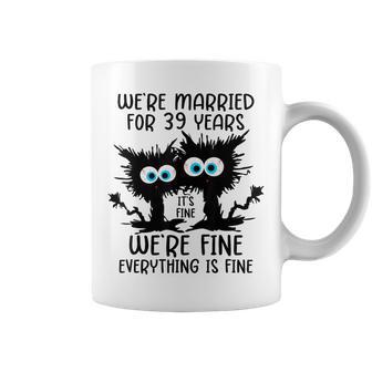 We're Married For 39 Years Coffee Mug - Thegiftio UK