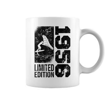 Wingfoil-Surfeur Anniversaire Né En 1956 Wingfoil-Surf Tasse - Cadeauxyz