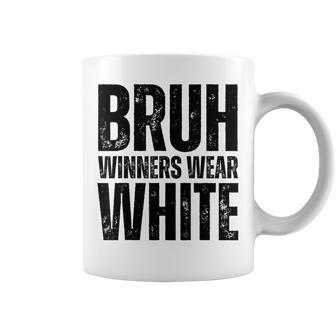 Winners Wear White Team Spirit Week Game Color Sports Day Coffee Mug - Thegiftio UK
