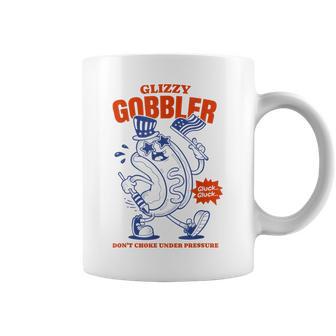 Women's Glizzy Gobbler Patriotic Hot Dog 4Th Of July Humor Coffee Mug - Thegiftio UK