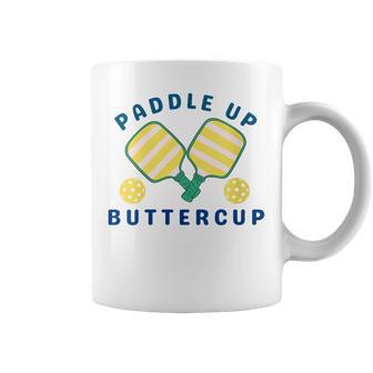 Women's Preppy Pickleball For Paddle Up Buttercup Coffee Mug - Thegiftio UK
