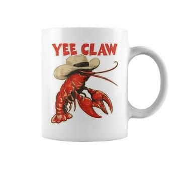 Yee Claw Crawfish Cowboy Coffee Mug - Thegiftio