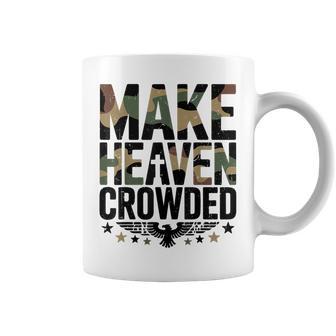 Youth Make Heaven Crowded Camouflage Jesus Camo Christian Coffee Mug - Thegiftio UK