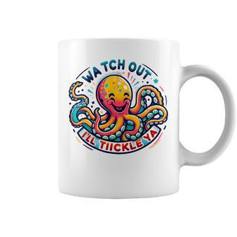 かわいいオクトパス 気をつけてくすぐる おもしろい コーヒーマグ - Kawaiitshirt