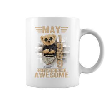 オンバック 5月57日 誕生日 男性 女性 1969年 テディベア コーヒーマグ - Kawaiitshirt