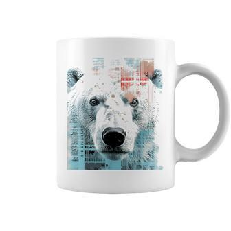 シロクマ 動物 グラフィック 描画 シロクマ コーヒーマグ - Kawaiitshirt