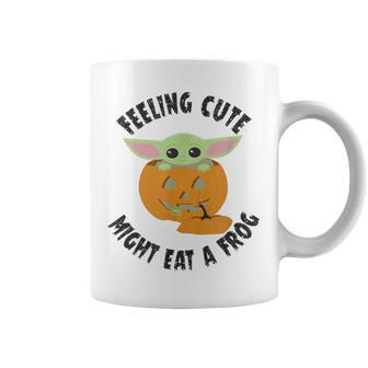 スター・ウォーズ マンダロリアン ハロウィン グルーグ かわいい コーヒーマグ - Kawaiitshirt