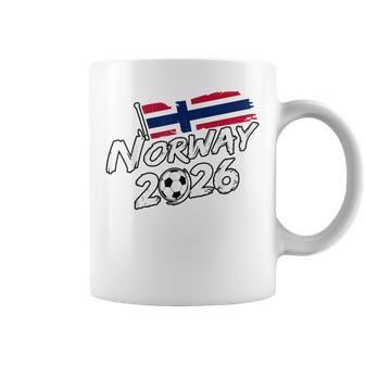 ノルウェー サッカー フットボール 試合 プレーヤー ファン ノルウェー国旗 コーヒーマグ - Kawaiitshirt