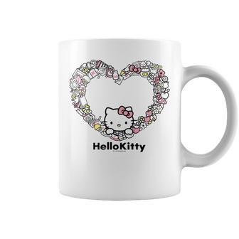 ハローキティ Usデザイン ハート 長袖tシャツ コーヒーマグ - Kawaiitshirt