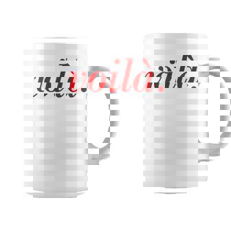 フランス語のことわざoila Paris 休暇 フランス語の引用 コーヒーマグ - Kawaiitshirt