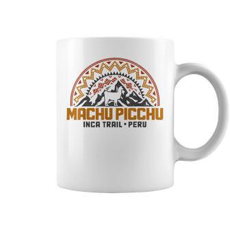 マチュピチュ ペルー インカトレイル お土産 ラマ アルパカ ヴィンテージ コーヒーマグ - Kawaiitshirt