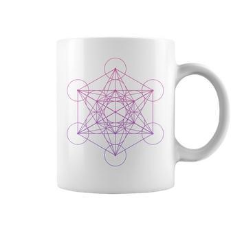 メタトロンキューブ 神聖幾何学 コーヒーマグ - Kawaiitshirt