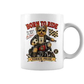 ヨーキー ライド バイク 遊び フットボール サッカー Digor コーヒーマグ - Kawaiitshirt