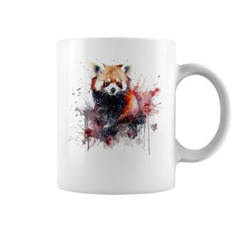 レッサーパンダ 恋人 アートワーク コーヒーマグ - Kawaiitshirt