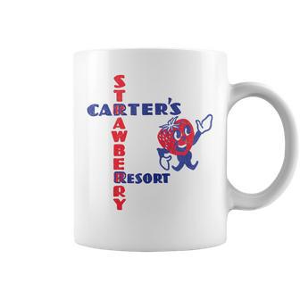 レトロ ホテル カーターズ ストロベリー リゾート カリフォルニア コーヒーマグ - Kawaiitshirt