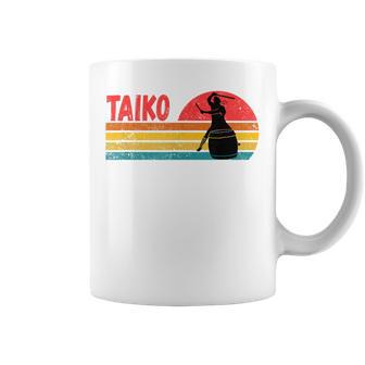 ヴィンテージサンセット太鼓ドラマー コーヒーマグ - Kawaiitshirt