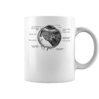 人間の目 目玉 ヴィンテージ 解剖学 コーヒーマグ - Kawaiitshirt