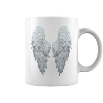 背面に天使の羽。 コーヒーマグ - Kawaiitshirt