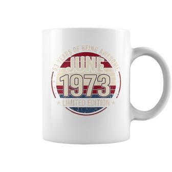 裏面 ヴィンテージ 53 誕生日 デコレーション メンズ 53歳 1973 53歳 コーヒーマグ - Kawaiitshirt