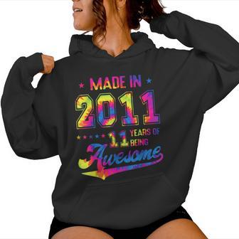 11歳男の子女の子 2011年生まれビンテージ11歳の誕生日 レディースパーカー - Kawaiitshirt