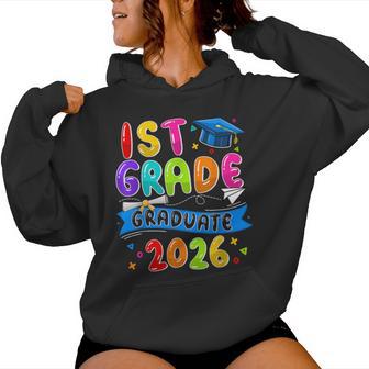 1St Grade Graduate 1St Grade Grad Class Of 2026 Graduation Women Hoodie - Thegiftio UK