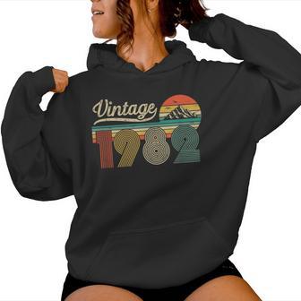 44 Años Cumpleaños Hombre Hecho En 1982Intage Regalo Sudadera con capucha para mujer - Regaloses