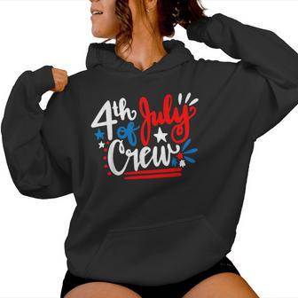 4Th Of July Crew Family Matching Patriotic Kids Women Hoodie - Thegiftio UK
