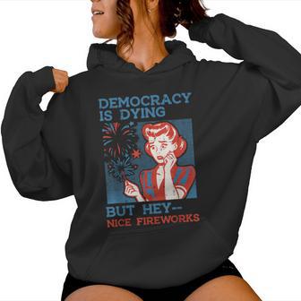 4Th Of July Democracy Nice Firework Protest Resist Men Women Hoodie - Thegiftio UK