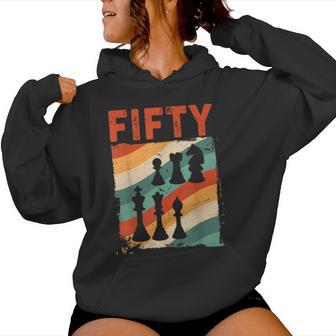 50 Cumpleaños Retro Ajedrez 50 Años Hombre Es Sudadera con capucha para mujer - Regaloses