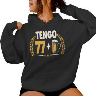 78 Cumpleaños Regalo Años Divertido Amantes Cerveza 1944 Cuello Sudadera con capucha para mujer - Regaloses