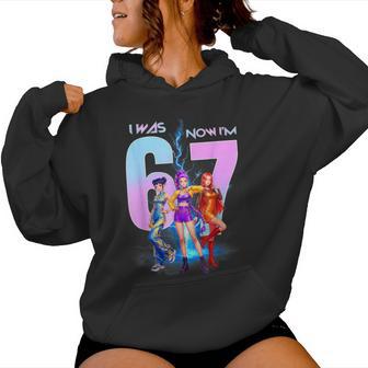 7Th Birthday K-Pop Girls I Was 6 Now Im 7 Birthday 6 7 Meme Women Hoodie - Thegiftio UK