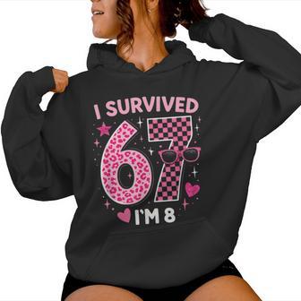 8 Year Old Girl Birthday 67 Meme Girls 8Th Birthday Women Hoodie - Thegiftio UK