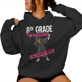 8Th Grade Graduate 2026 Dab Black Girl Graduation Class 26 Women Hoodie - Thegiftio UK