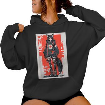 Anime Manga Ciberpunk Estética Ropa Técnica Harajuku Bunny Sudadera con capucha para mujer - Regaloses