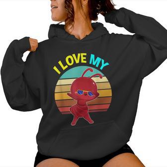 Ant Para Hombre Niño Diseño Con Texto En Alemán Ich Liebe Meine Sudadera con capucha para mujer - Regaloses