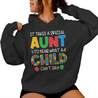 Autism Awareness Month Auntie Special Aunt Women Hoodie - Thegiftio UK