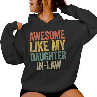 Awesome Like My Daughter-In-Law Parents Day Women Hoodie | Seseable UK