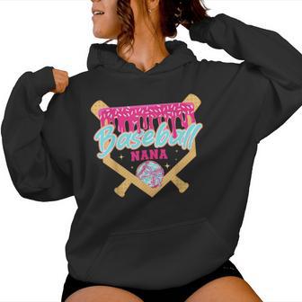 Baseball Nana Drip Ice Cream Baseball Season Mother's Day Women Hoodie - Thegiftio UK