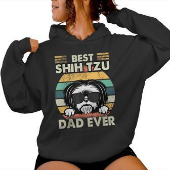 Best Shih Tzu Dad Ever Shih Tzu Dad Dog Lover For Girls Kids Women Hoodie - Monsterry CA
