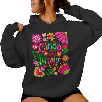 Boho Floral Cinco De Mayo Mexican Party Women Women Hoodie | Mazezy