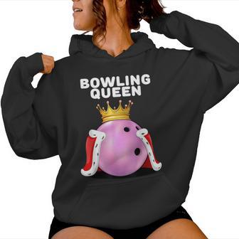 Camisa De Jugador De Bolos Para Sudadera con capucha para mujer - Regaloses