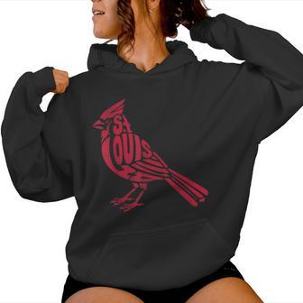 Cardinal Retro Vintage Women Hoodie - Thegiftio UK
