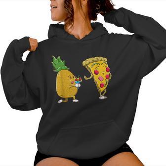 Chapeau À Pizza Mignon Avec Inscription No To Ananas On Pizza Sweat à capuche femme - Cadeauxyz