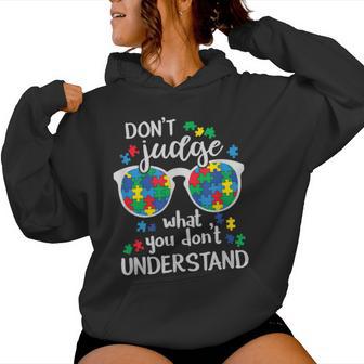 Cita De Concienciaciónobre El Autismo Es Hombres Autista Puzzle Autismo Sudadera con capucha para mujer - Regaloses
