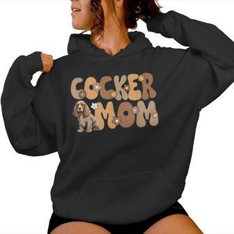 Cockerpaniel Inglés Groovy La Mejor Mamá Cocker Del Mundo Sudadera con capucha para mujer - Regaloses