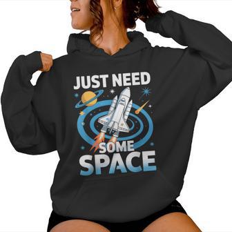 Cohete Espacial Espacial Para Hombres Es Y Niños Sudadera con capucha para mujer - Regaloses
