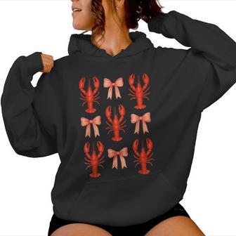 Coquette Bow Esthétique Mignon Langoustes Filles S Sweat à capuche femme - Cadeauxyz