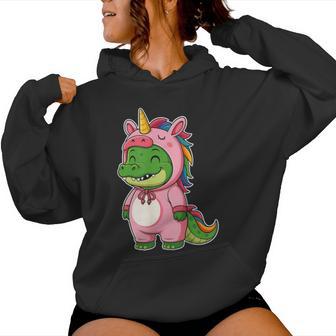 Costume De Licorne En Crocodile Kawaii Pour Filles Et Enfants Sweat à capuche femme - Cadeauxyz