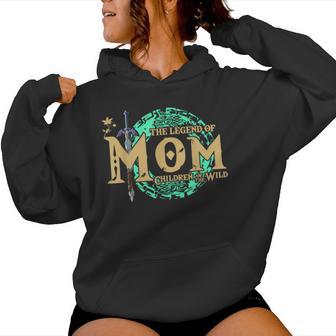 Die Legendeon Mama Children Of The Wild Mother's Day Kapuzenpullover für Damen - Seseable